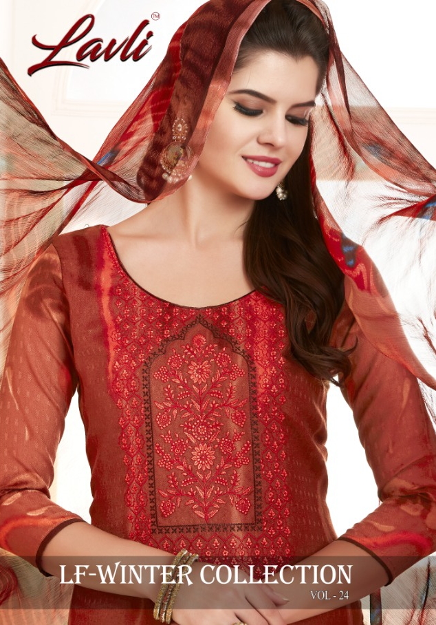 Lavli presents lF winter collection vol 24 simple casual wear salwar kameez collection