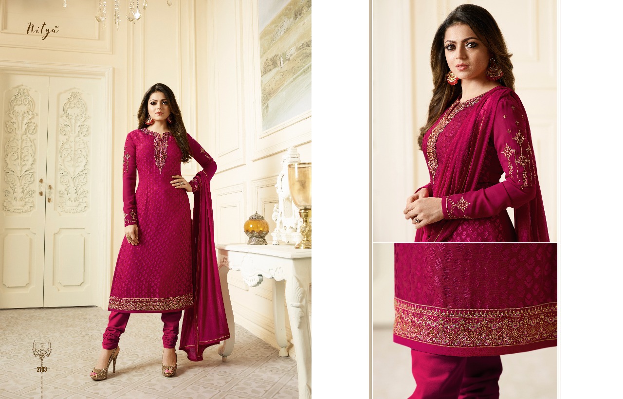 LT fabrics nitya vol 127 beautiful collection of salwar kameez