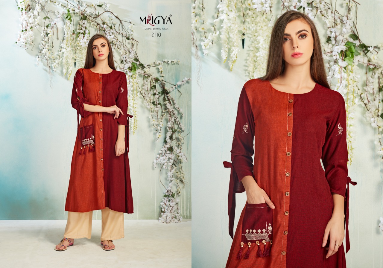 Mrigya clothing veda 3 stylish collection of kurtis