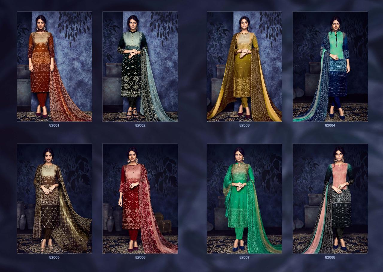 Sargam Prints presenting baandhani traditional casual wear salwar kameez collection