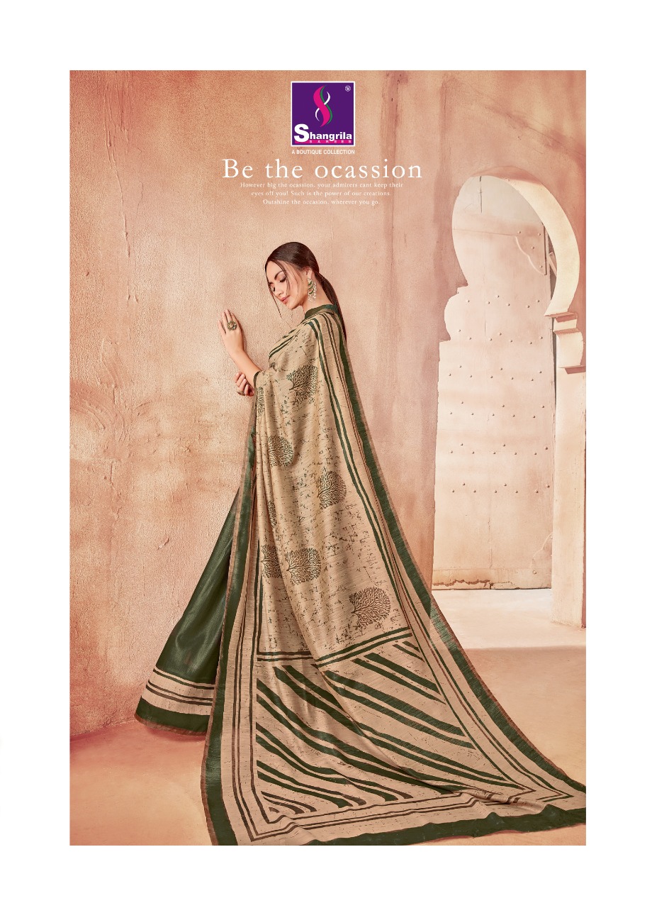 Shangrila presenting arnika silk beautiful daily wear sarees collection