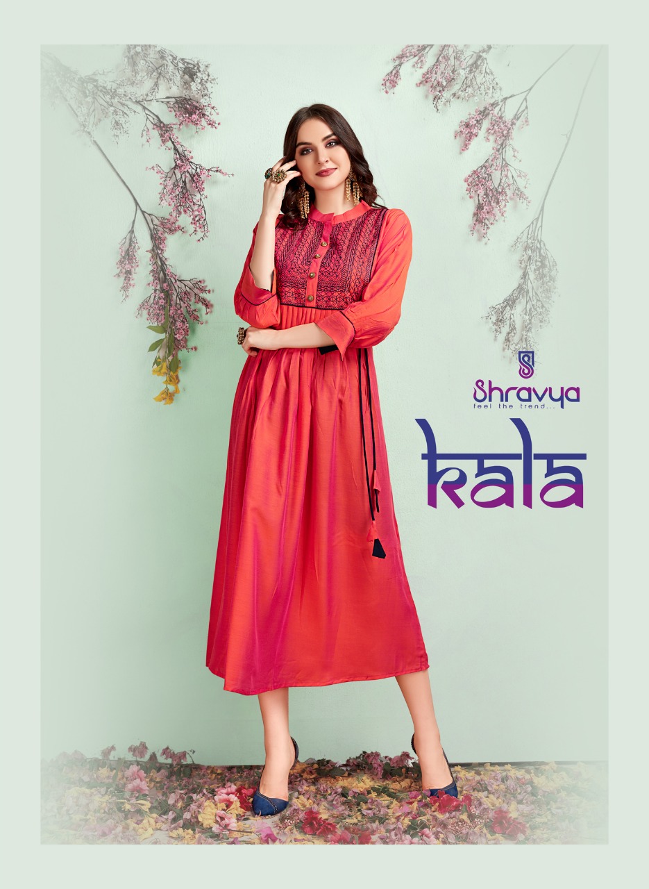 SHRAVYA fashion KALA simple elelgant Look kurtis concept