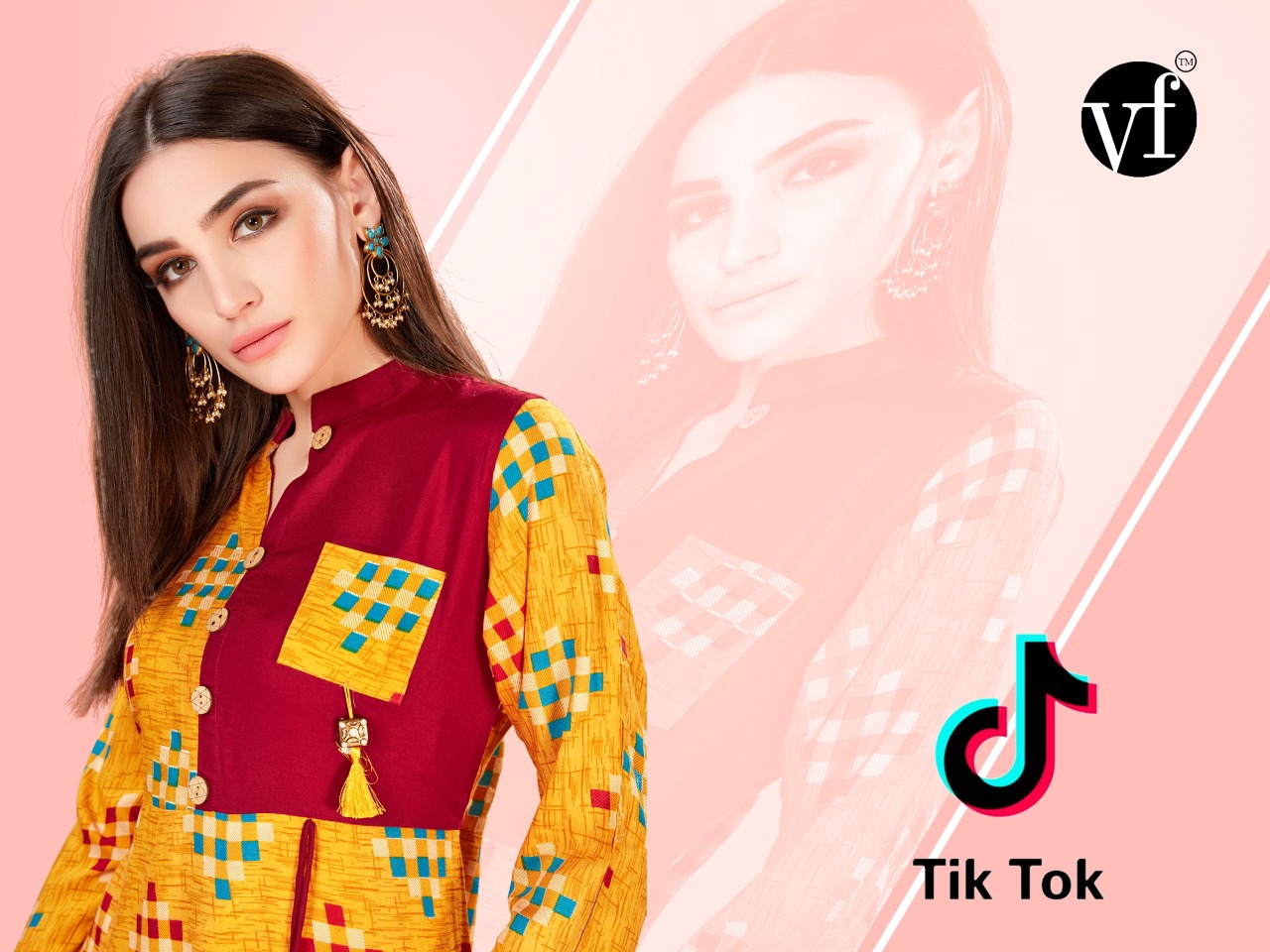 VF India tiK tok casual wear kurtis collection