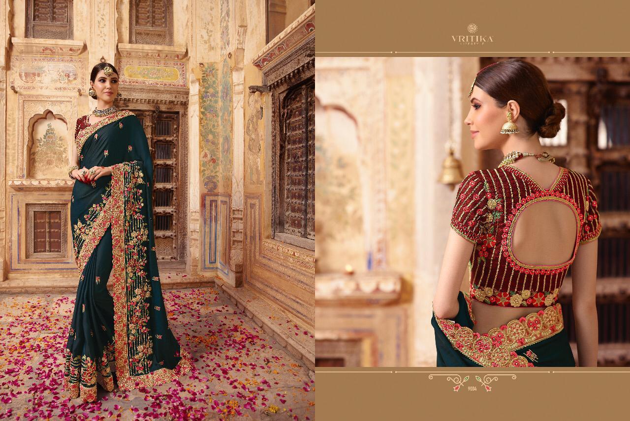 VRITIKA LIFE STYLE Launch palas vol 9 special Festive heavy collection of sarees