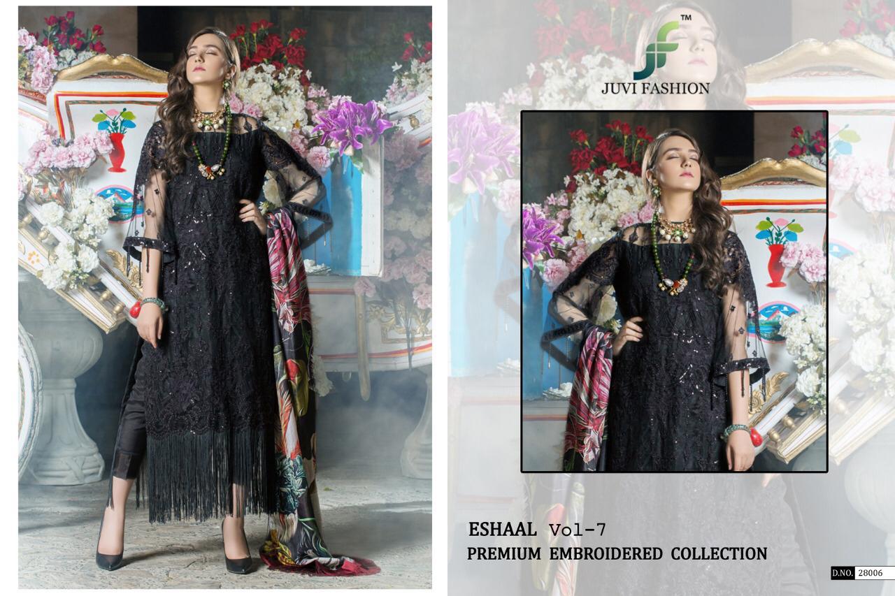 JUVI fashion launch eshaal vol 7 fancy collection of salwar kameez
