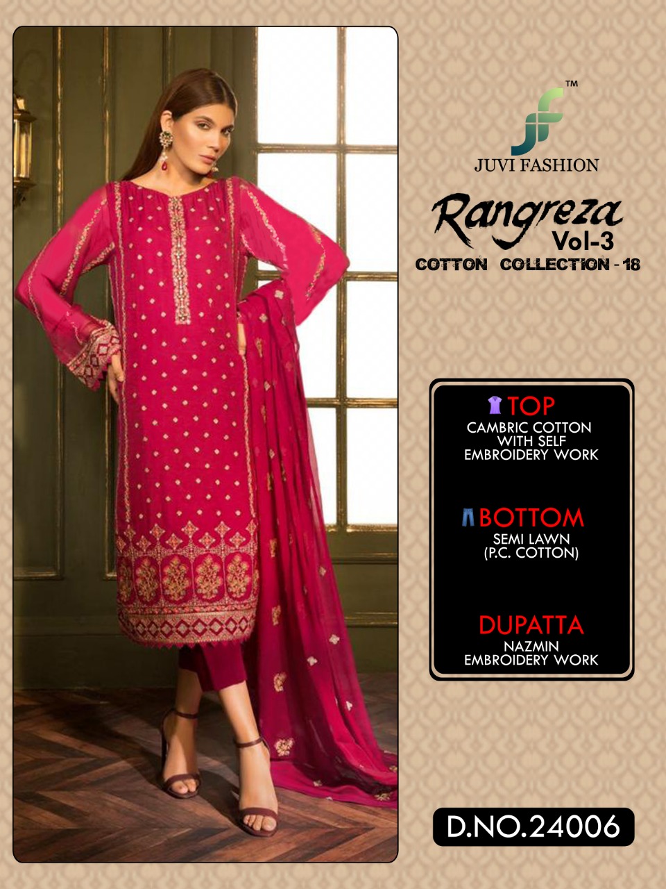 JUVI fashion Launch rangreza vol 3 pakistani concept of salwar kameez