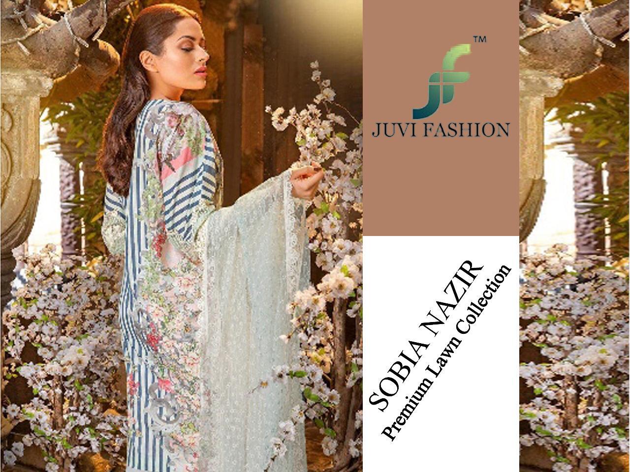 JUVI fashion presenting sOBIA NAZIR premium lawn collection beautifulsalwar kameez concept