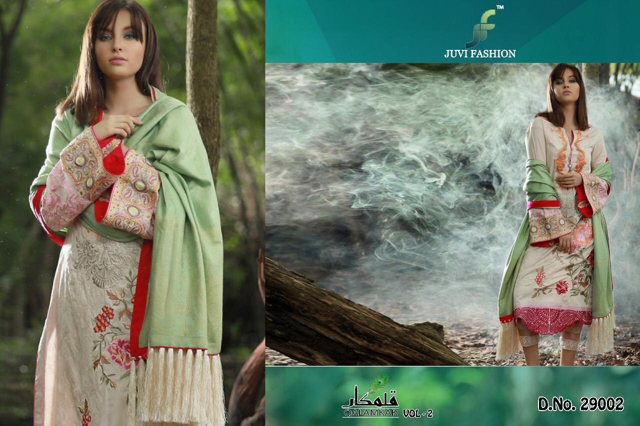 JUVI fashion presents Qalamkar vol 2 beautiful collection Of salwar kameez