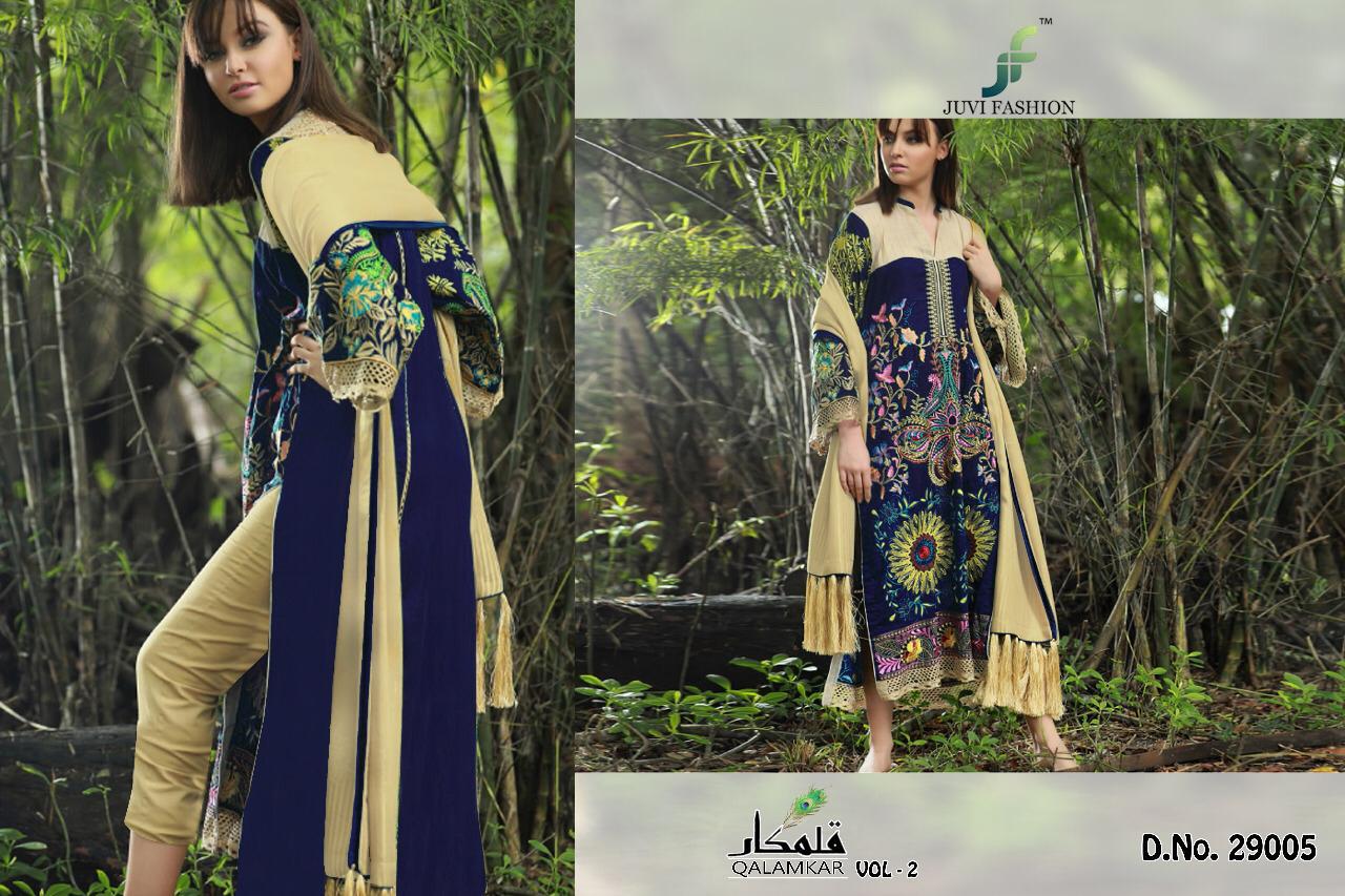 JUVI fashion presents Qalamkar vol 2 beautiful collection Of salwar kameez