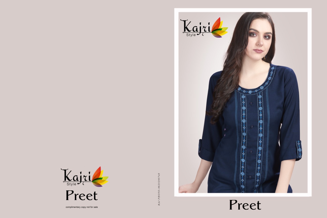Kajri style Launch preet ready to wear tops collection