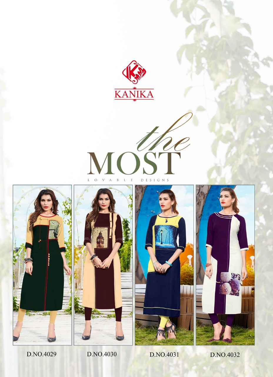 Kanika pashmina vol 4 casual ready to wear kurtis collection