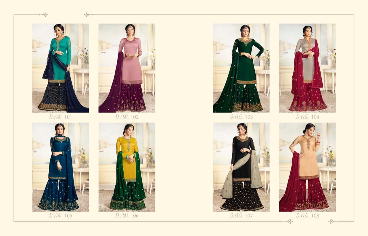 LT fabrics sharara special festive season heavy collection of salwar kameez