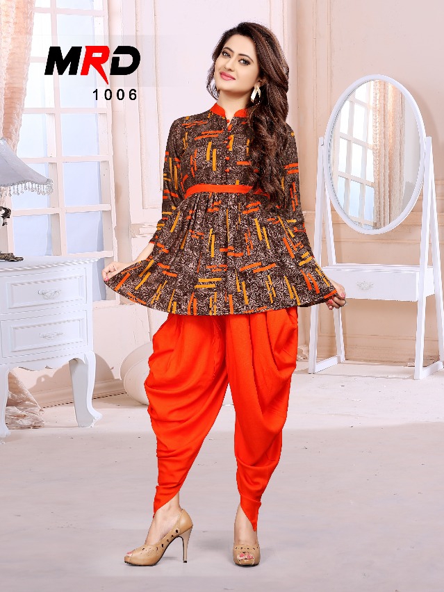 MRD launch beauty queen vol 1 casual ready to wear kurti with dhoti concept