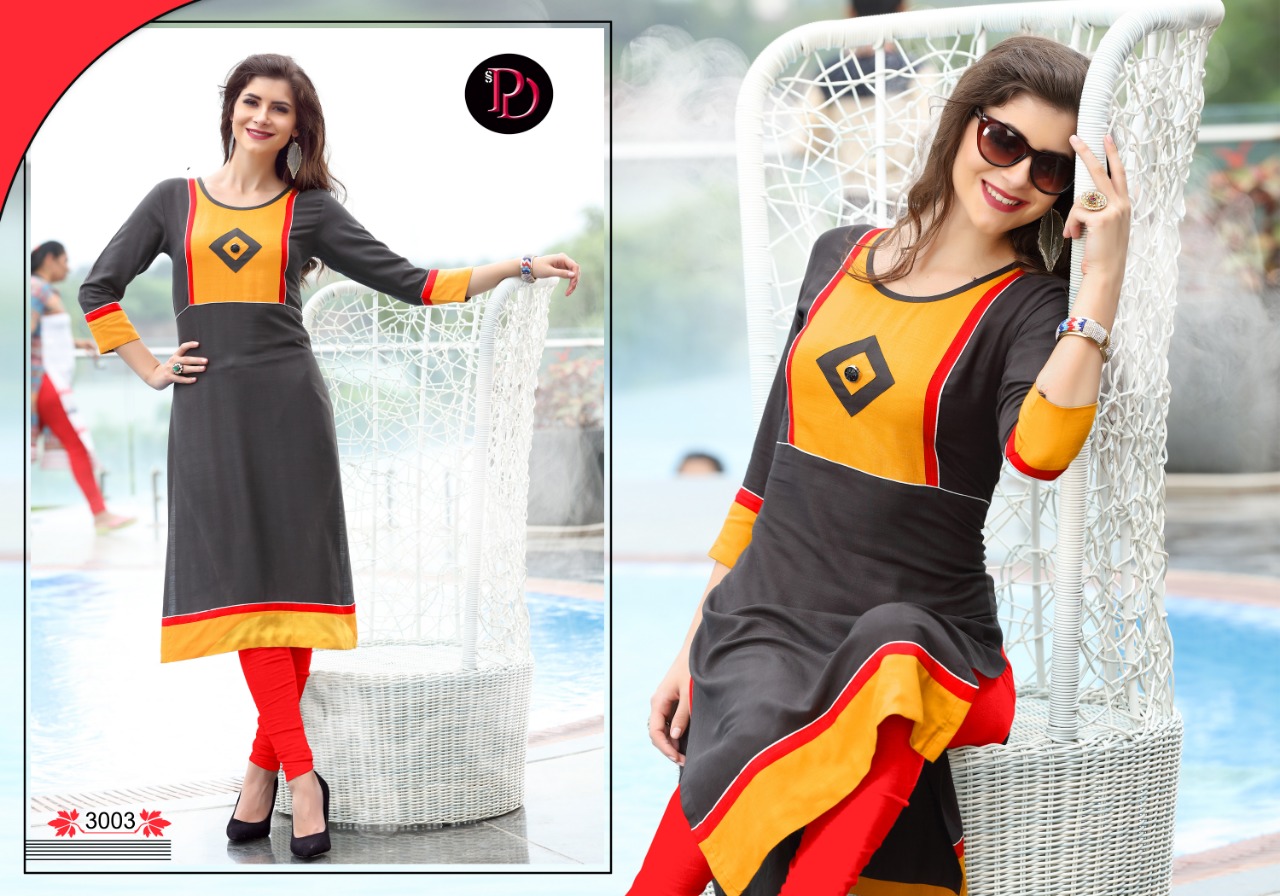 Poorvi designer khushi vol 3 casual ready to wear kurtis concept