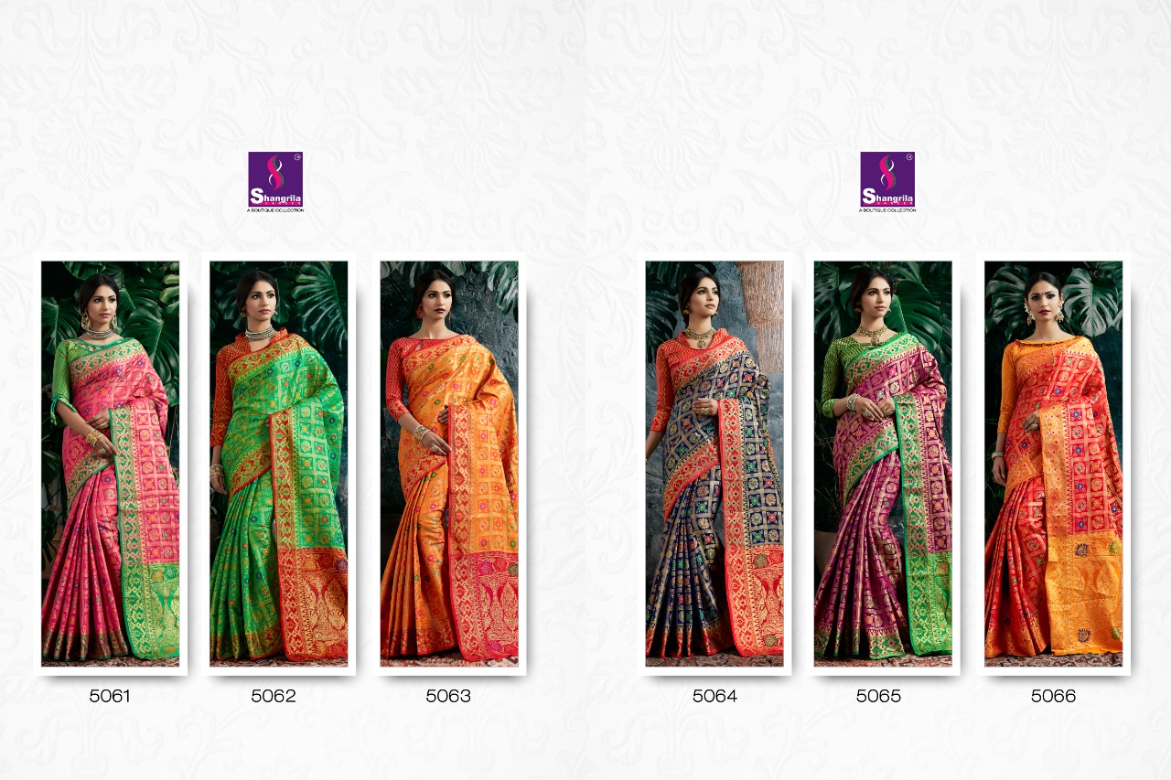 Shangrila bahurani silk simple elegant look Sarees collection