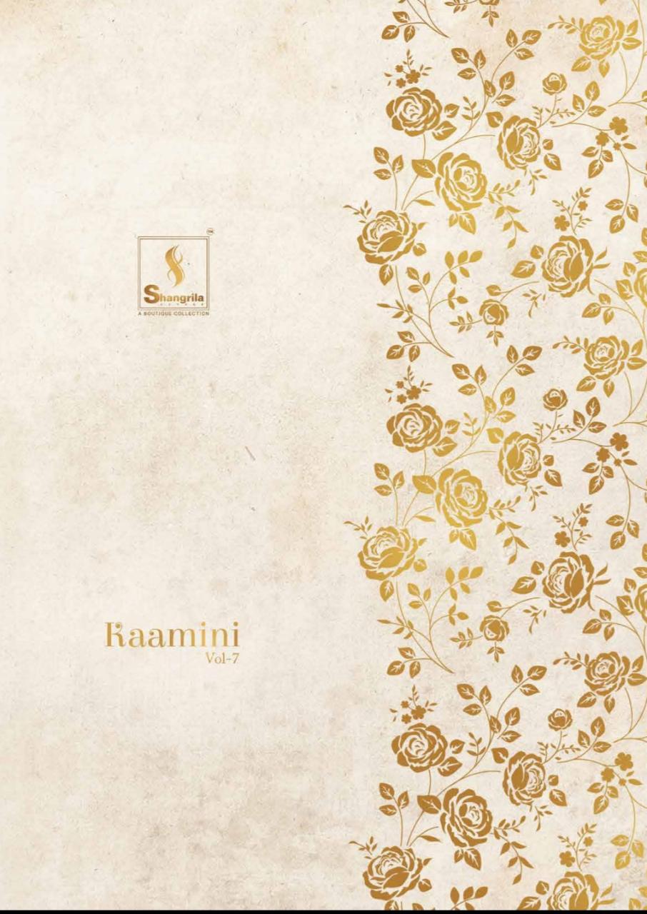 Shangrila kaamini vol 7 exclusive digital floral printed sarees collection