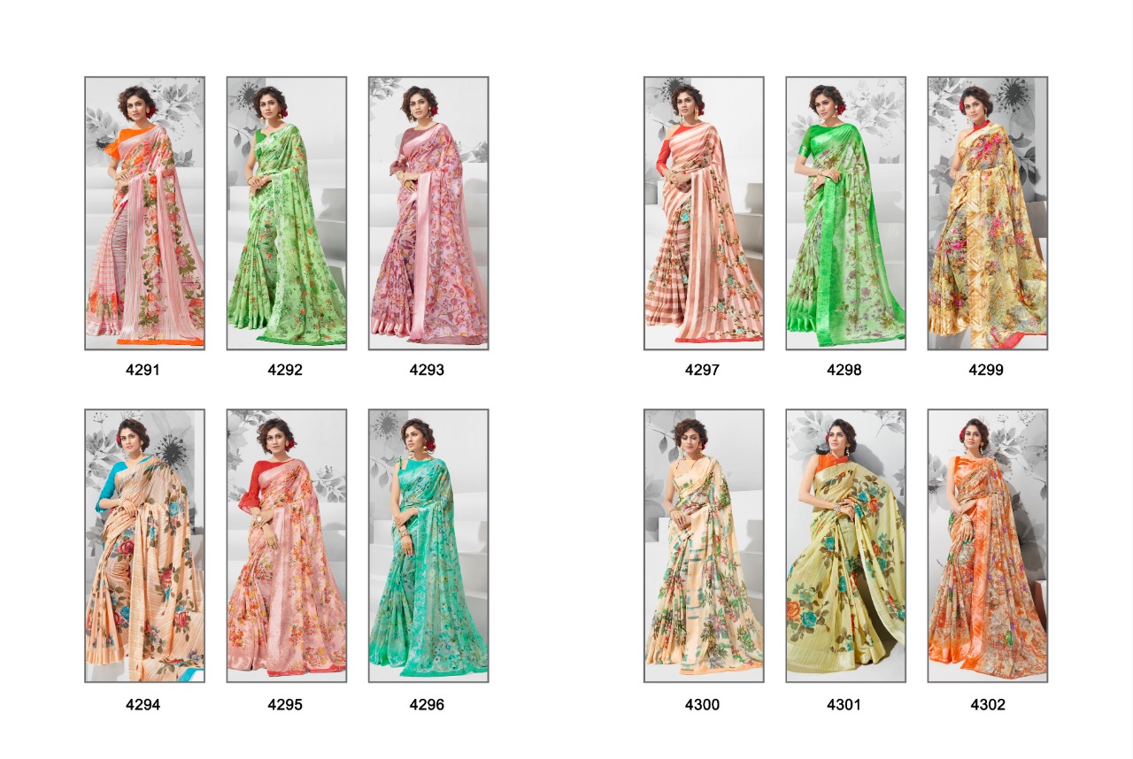 Shangrila presenting kanchana cotton vol 10 casual printed collection of sarees
