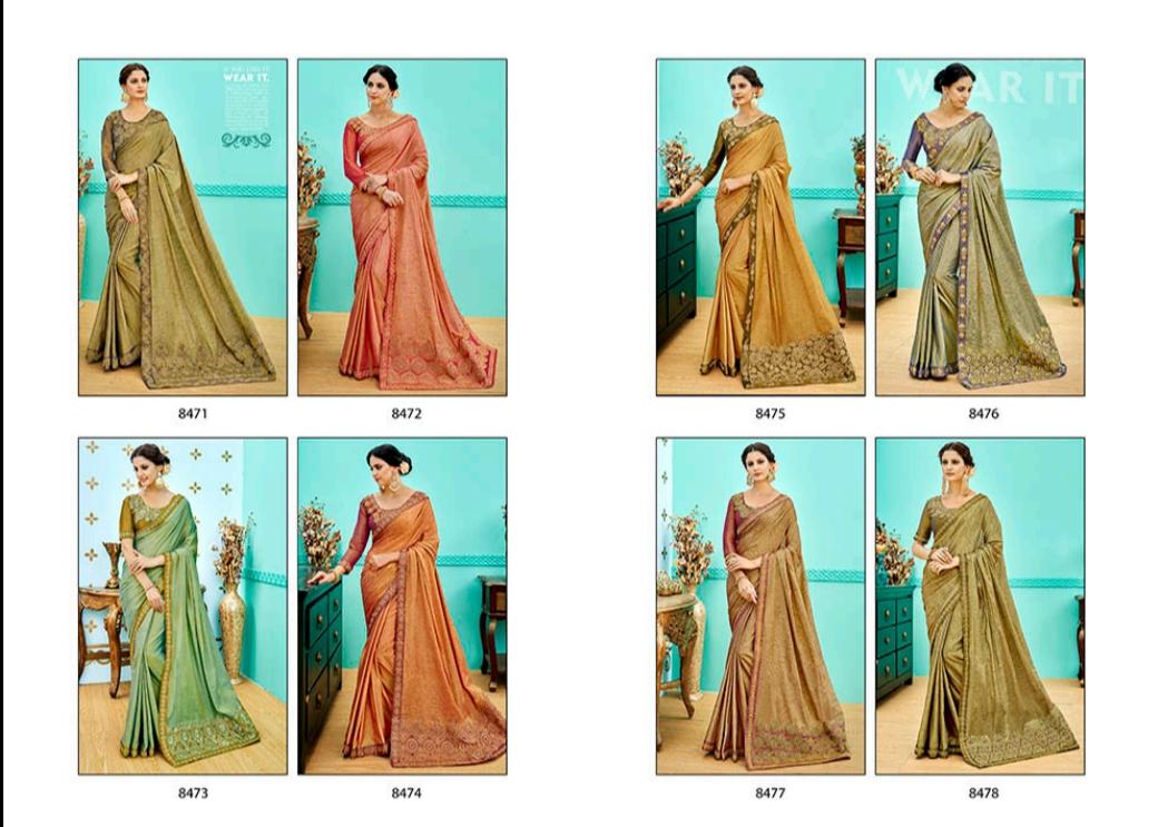 Shangrila shanaya beautiful wedding collection of casual sarees