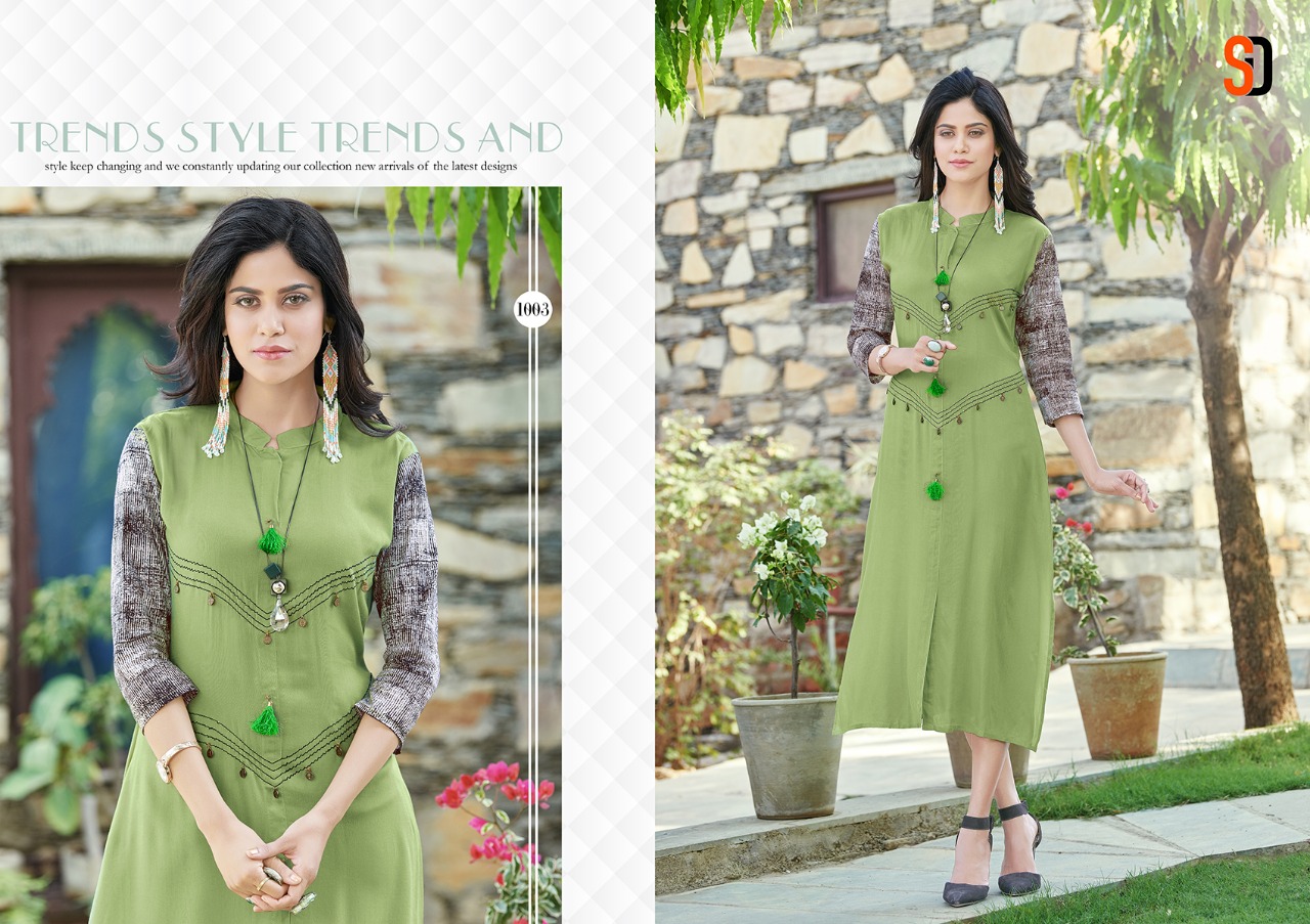 Shraddha designer Presents MARIA casual ready to wear kurtis concept