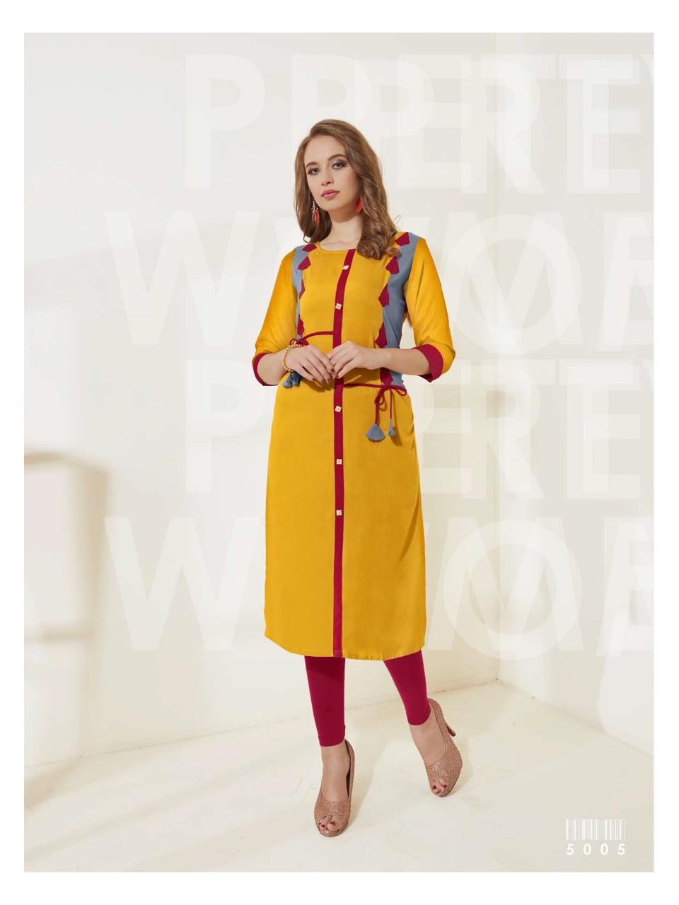Amore vaarahi vol 5 simple ready to wear daily Kurties Collection Suppliers
