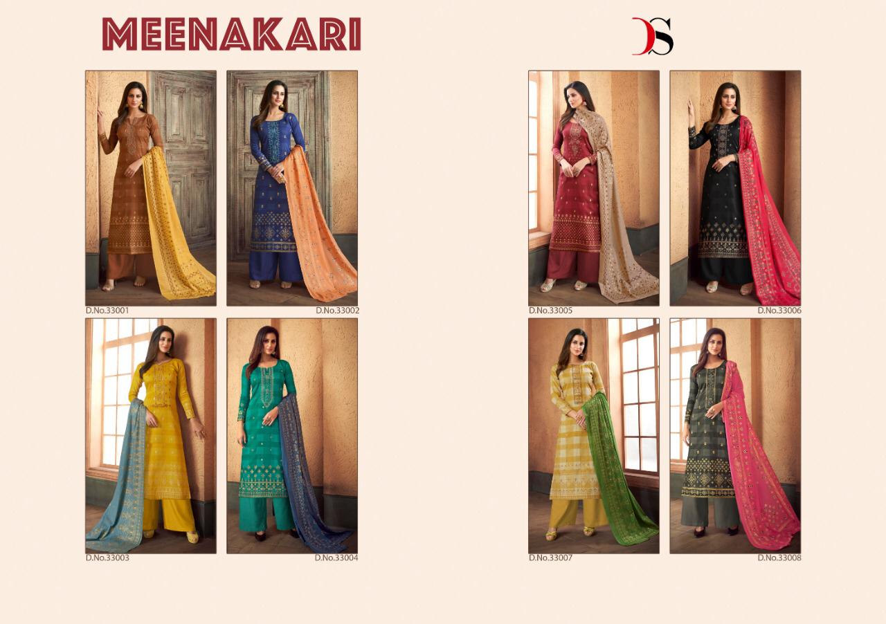 Deepsy suits meenakari beautiful foil printed Salwar kameez Collection