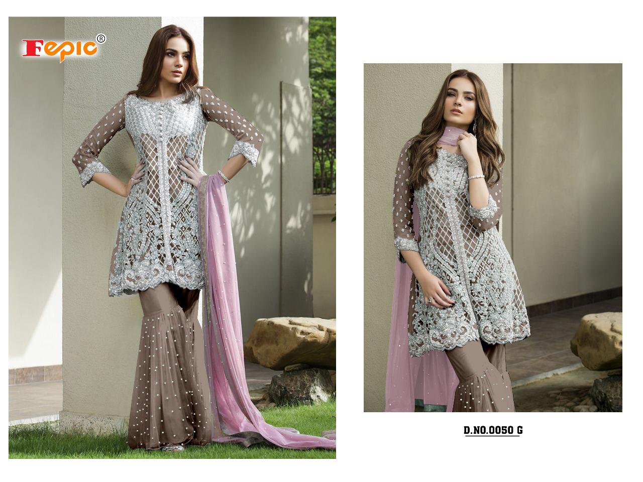 Fepic sanober blockbuster vol 4.1 party wear heavy embroidered fancy salwar kameez catalog