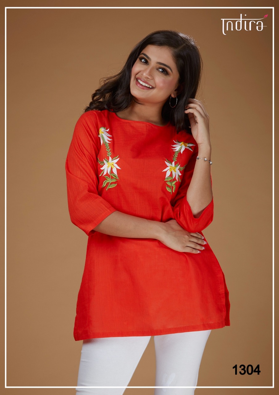 Indira Apparel kameez casual ready to wear short tunics catalog