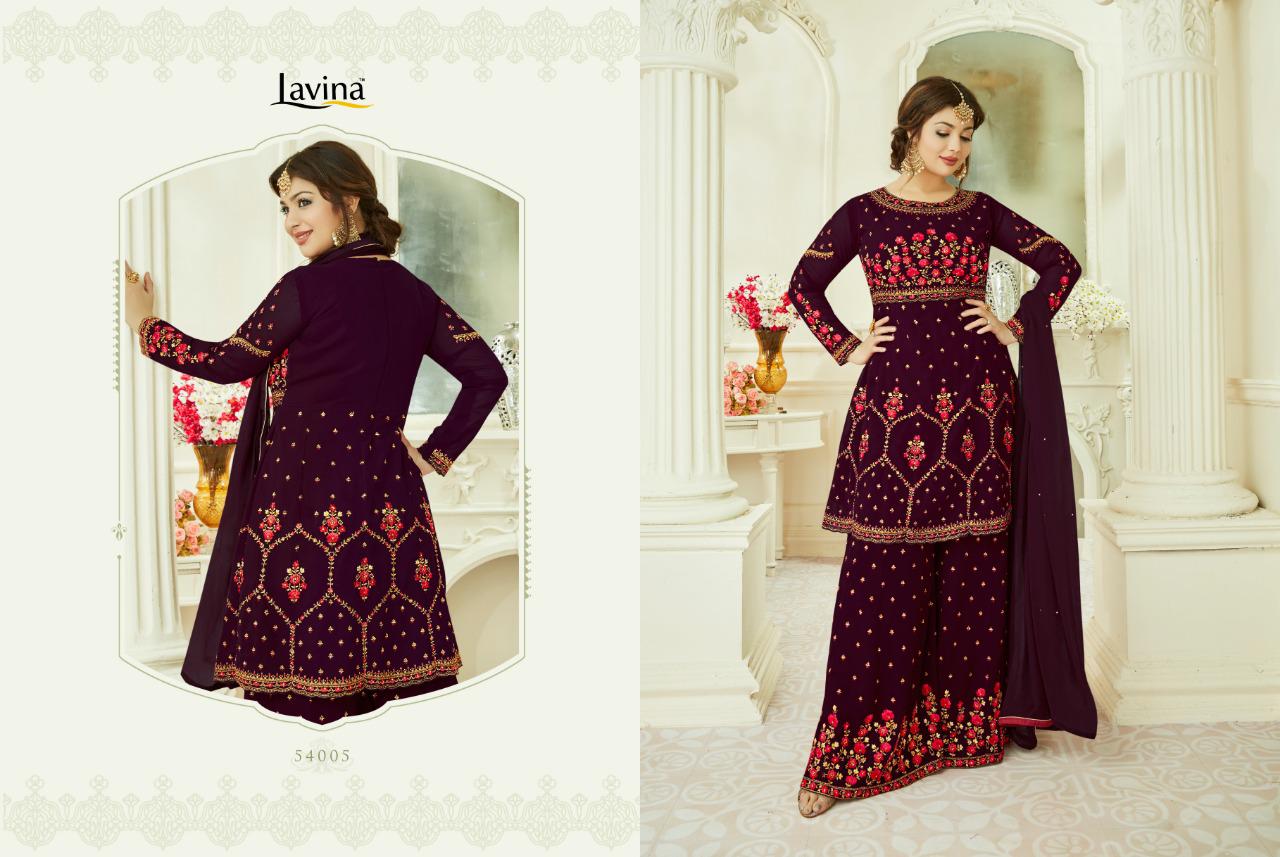 Lavina lavina vol 54 heavy Embroidered Salwar and sharara elegant wear collection