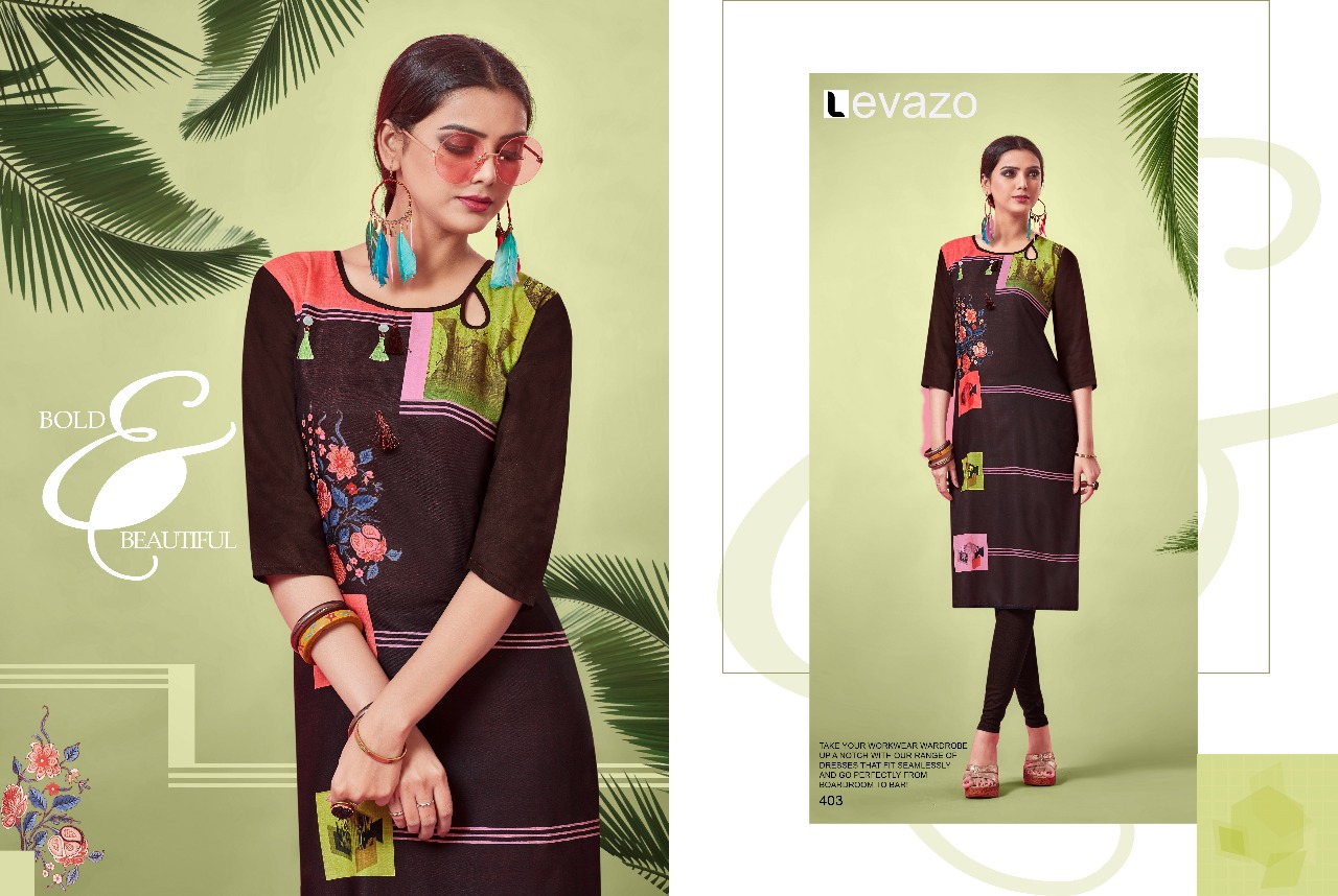 Levazo elegant Vol 4 stylish fancy ready to wear rayon Kurties collection