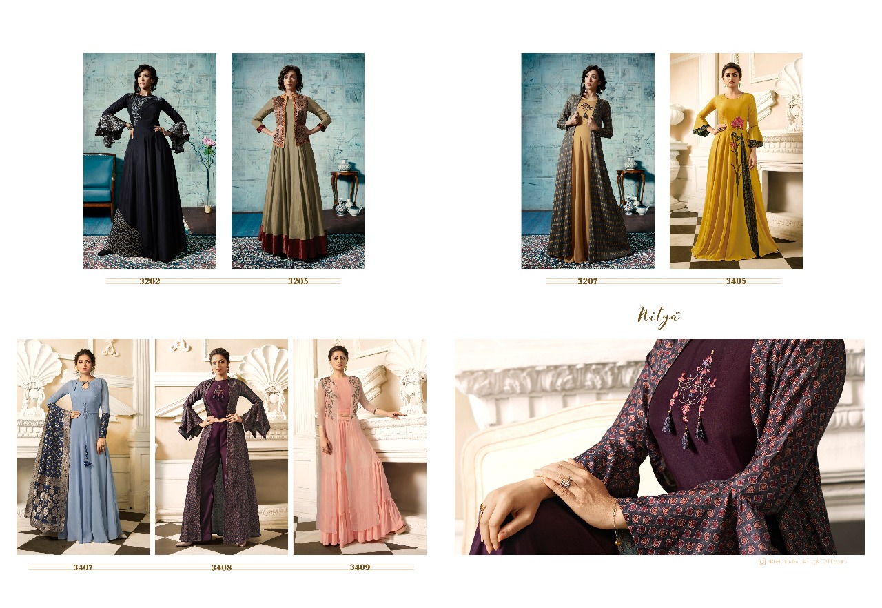 Lt nitya hitlist colourful party Wear fancy Kurties Collection