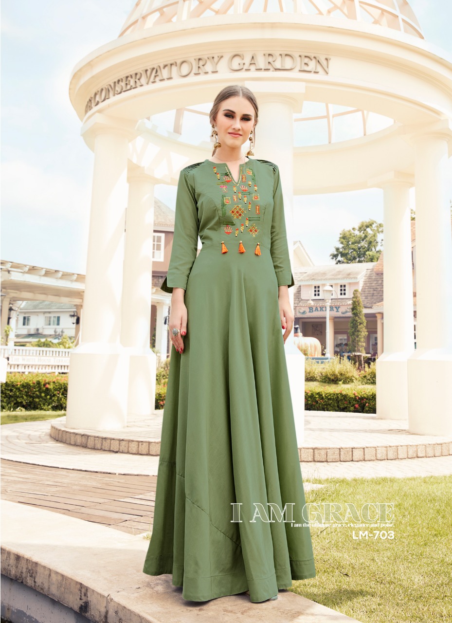 Lymi originals crown long ready to wear party Kurties Collection