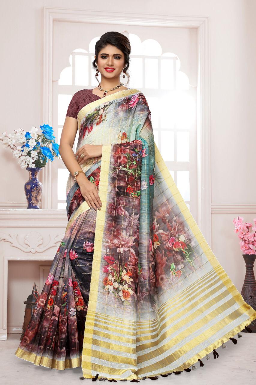 Maniyar synthetics simaya elegant silk sarees Collection