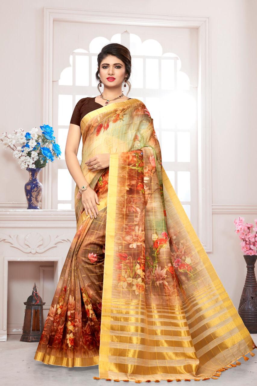 Maniyar synthetics simaya elegant silk sarees Collection