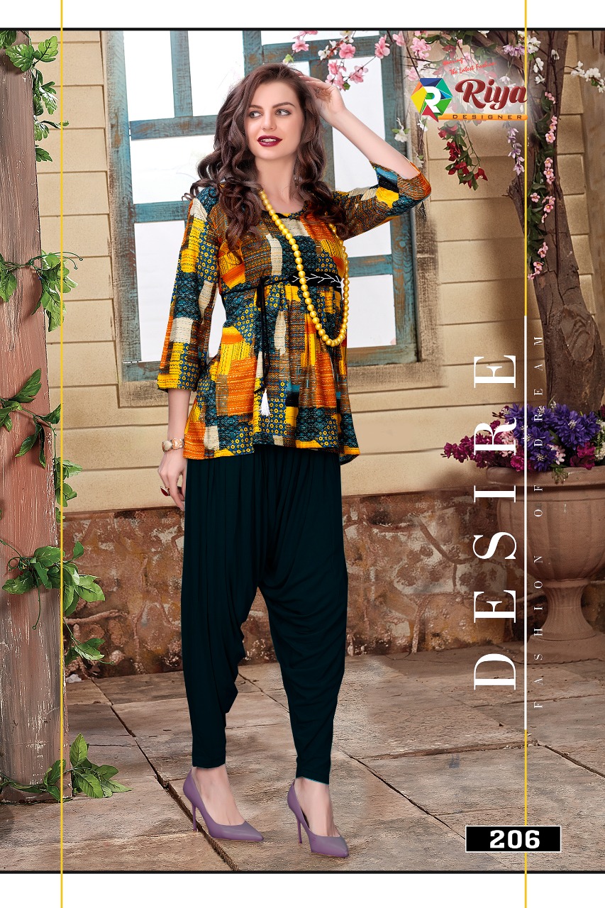 Riya designer compass vol 3 ready to wear rayon Kurties Collection at Wholesale prices