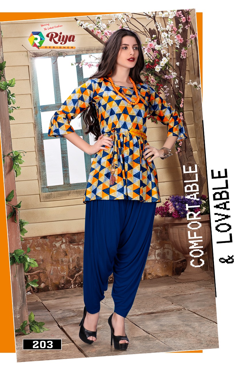 Riya designer compass vol 3 ready to wear rayon Kurties Collection at Wholesale prices