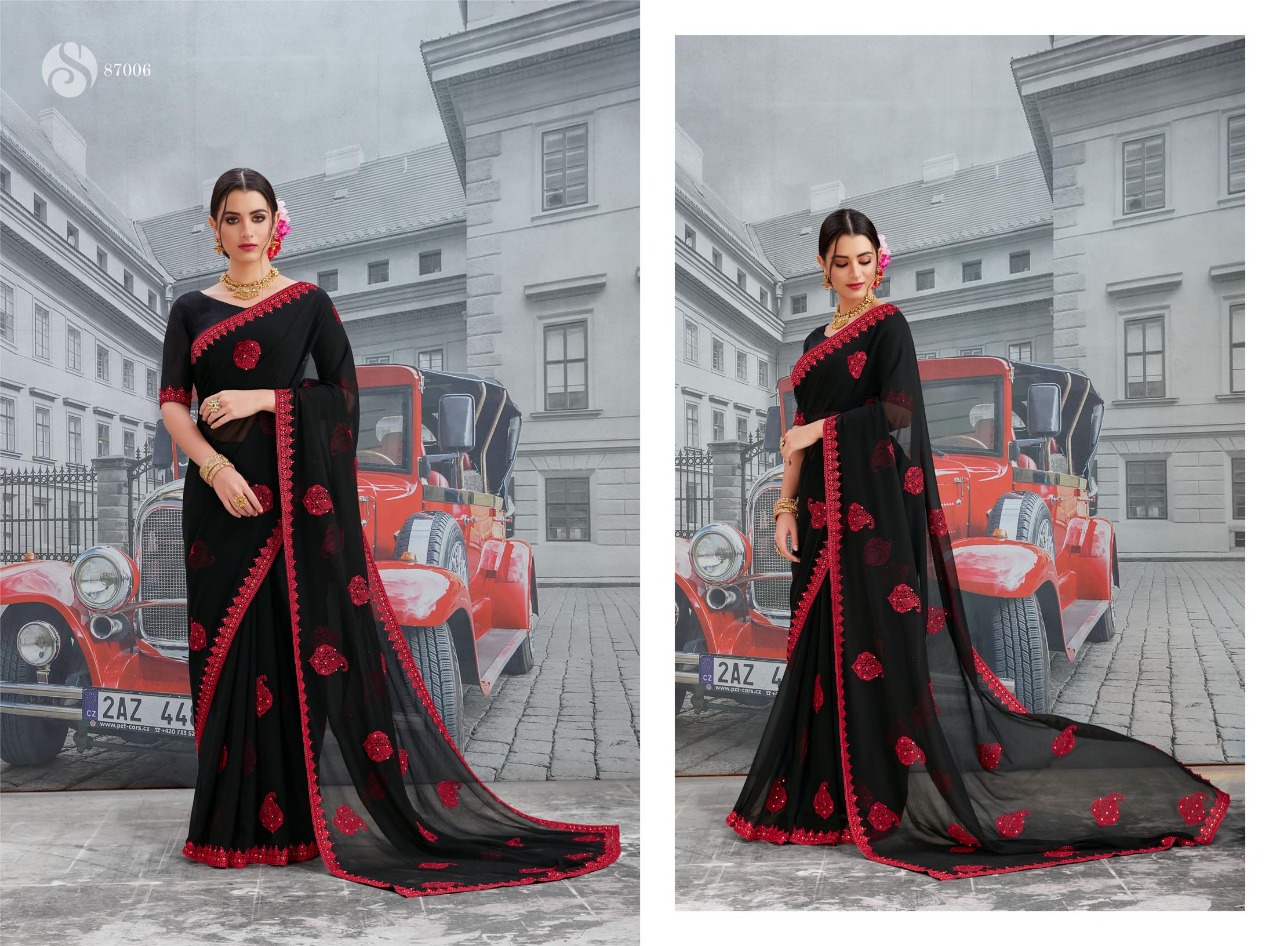 Saroj luxuria Indian Traditional Wear printed sarees Collection
