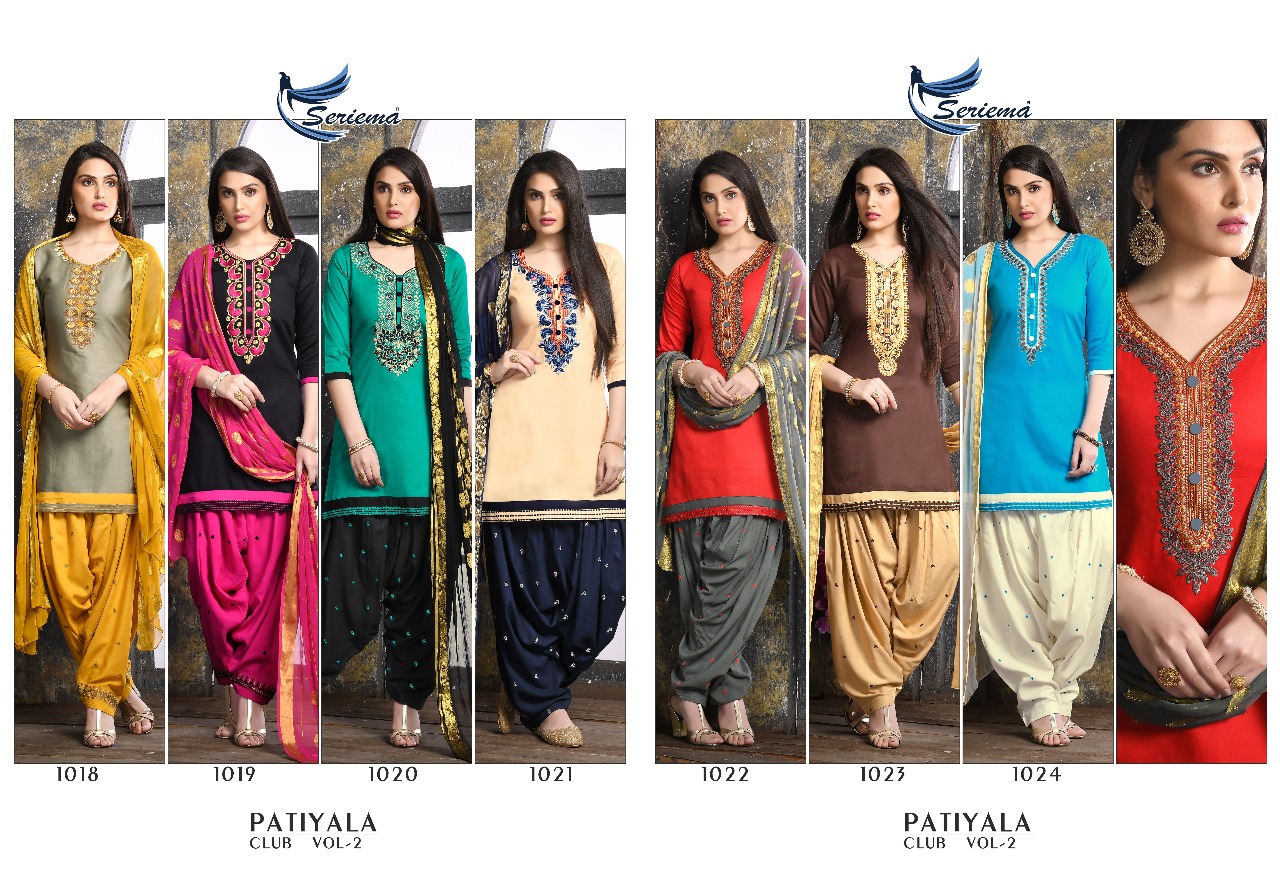 Seriema kumb Patiyala club vol 2 readymade suits Ethnic wear salwar Kameez Collection suppliers