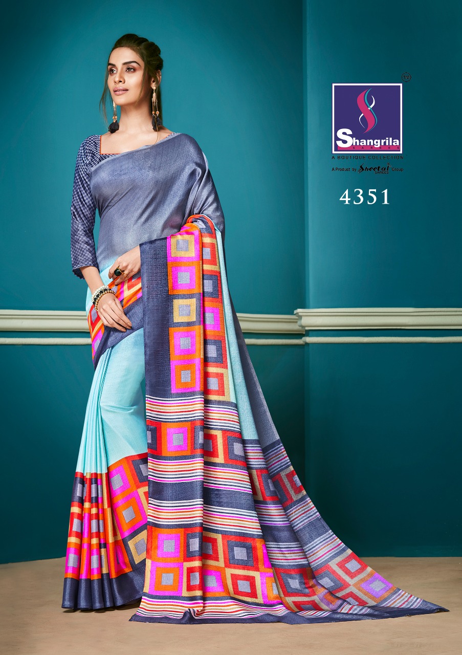 Shangrila autograph simple trendy look sarees collection