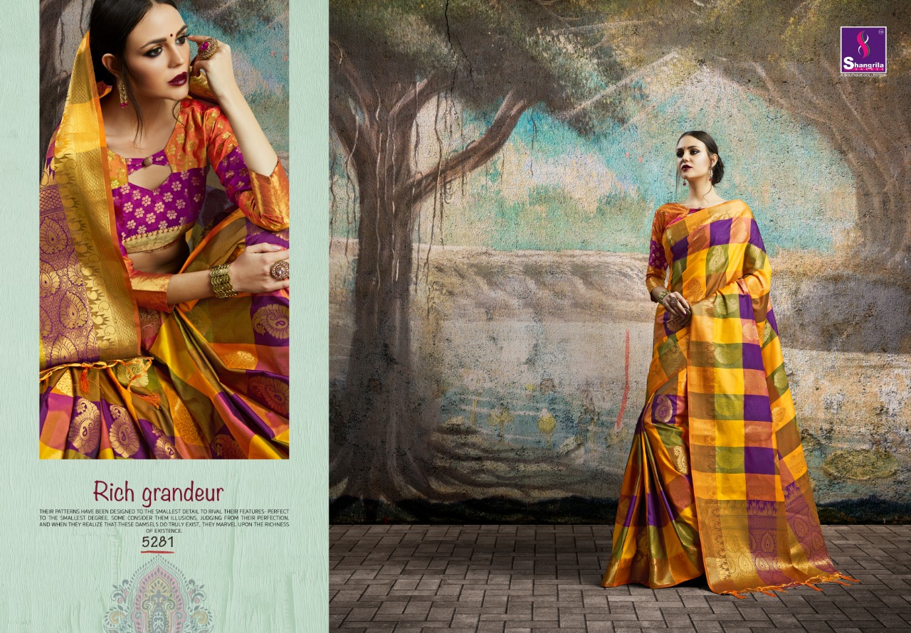 Shangrila bhagicha silk 2 traditional wear beautiful sarees Collection