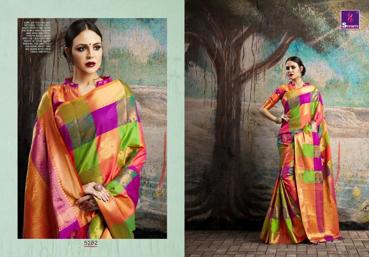 Shangrila bhagicha silk 2 traditional wear beautiful sarees Collection