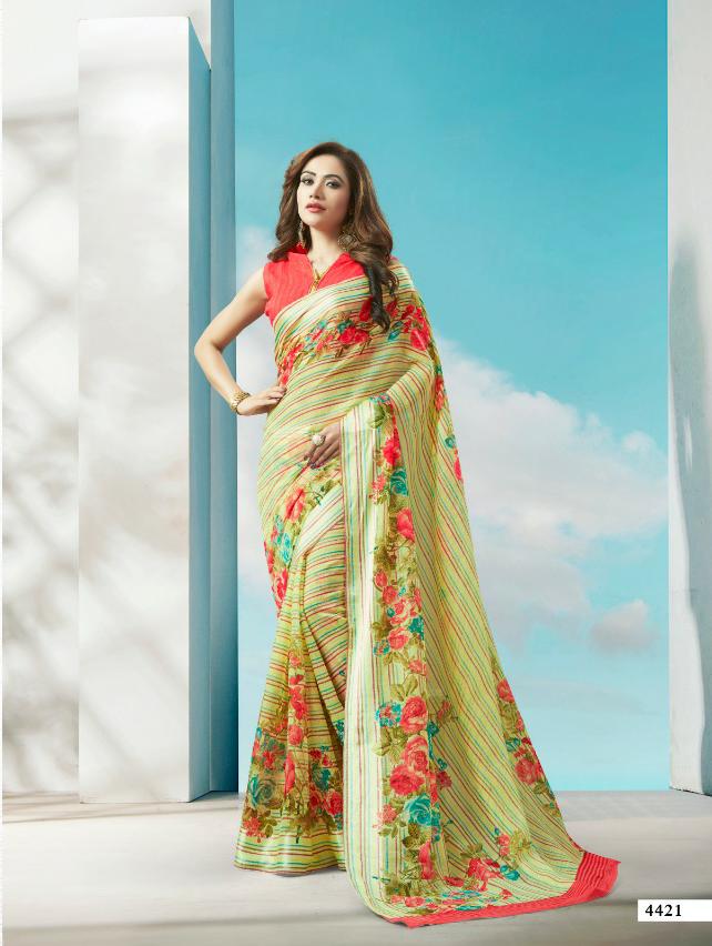 Shangrila kanchana COTTON vol 11 traditional wear linen cotton sarees Collection