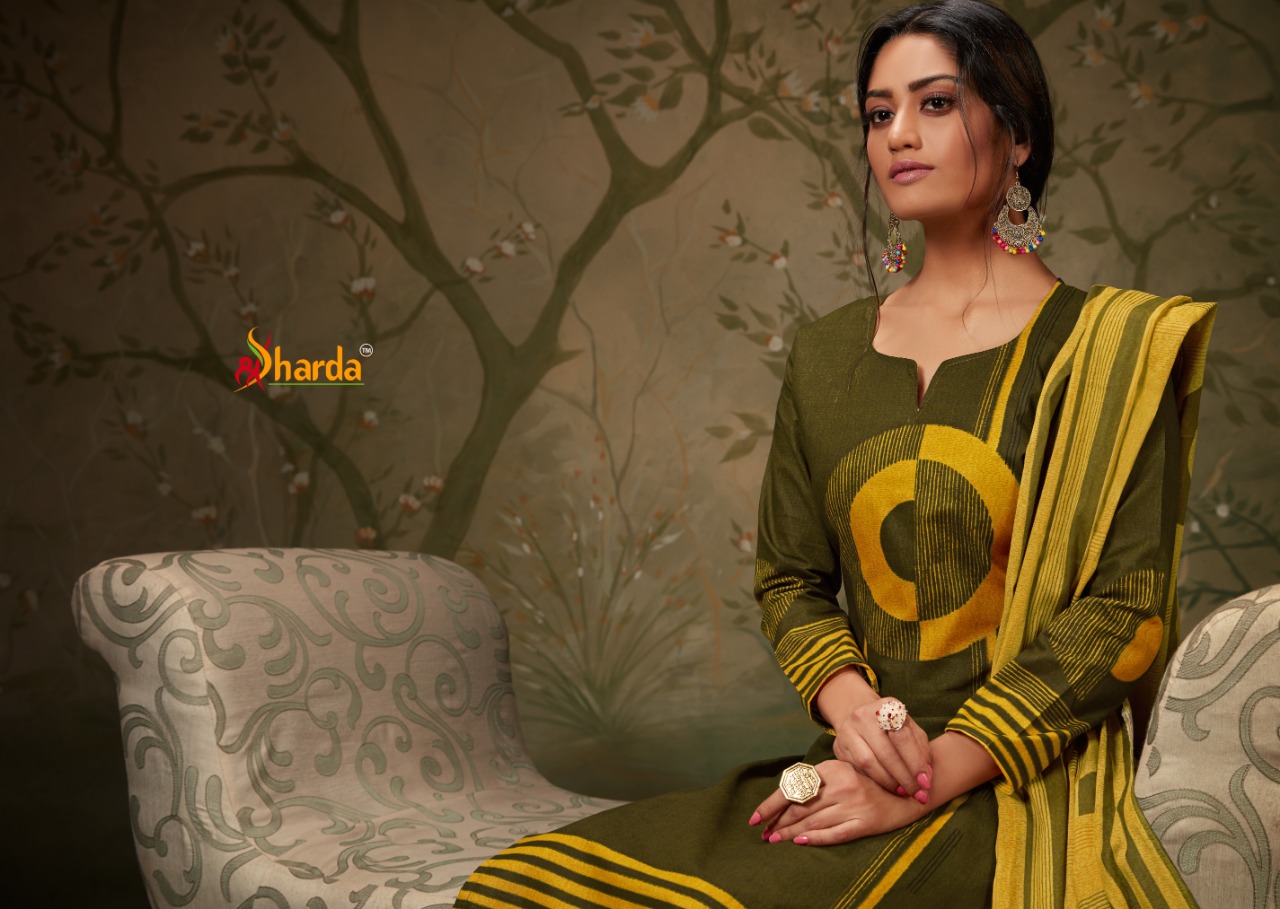 Sharda shaziya beautiful printed designer suits collection at Wholesale Rate