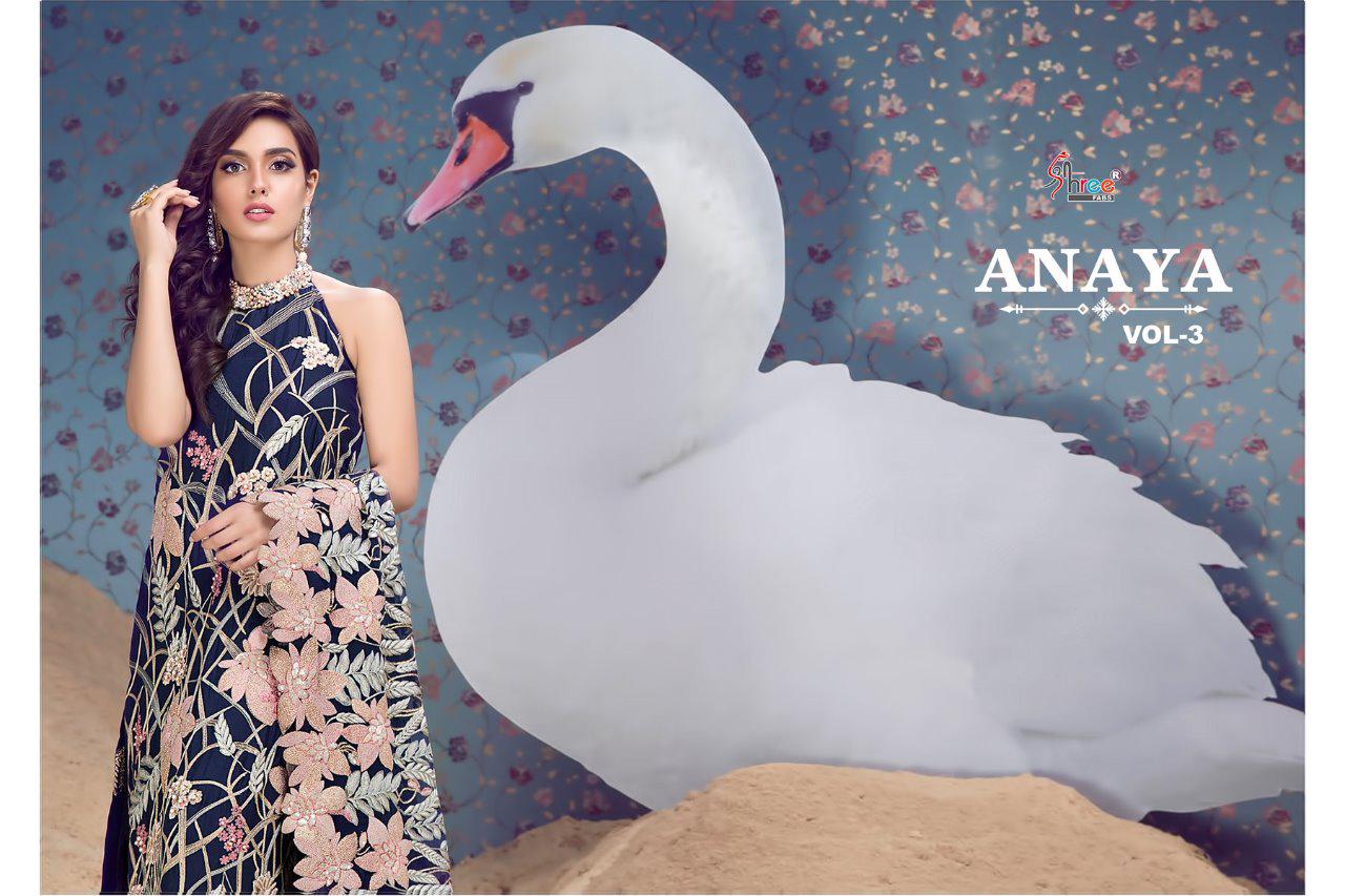 Shree fabs anaya vol 3 heavy embroidered designer party wear salwar kameez Collection