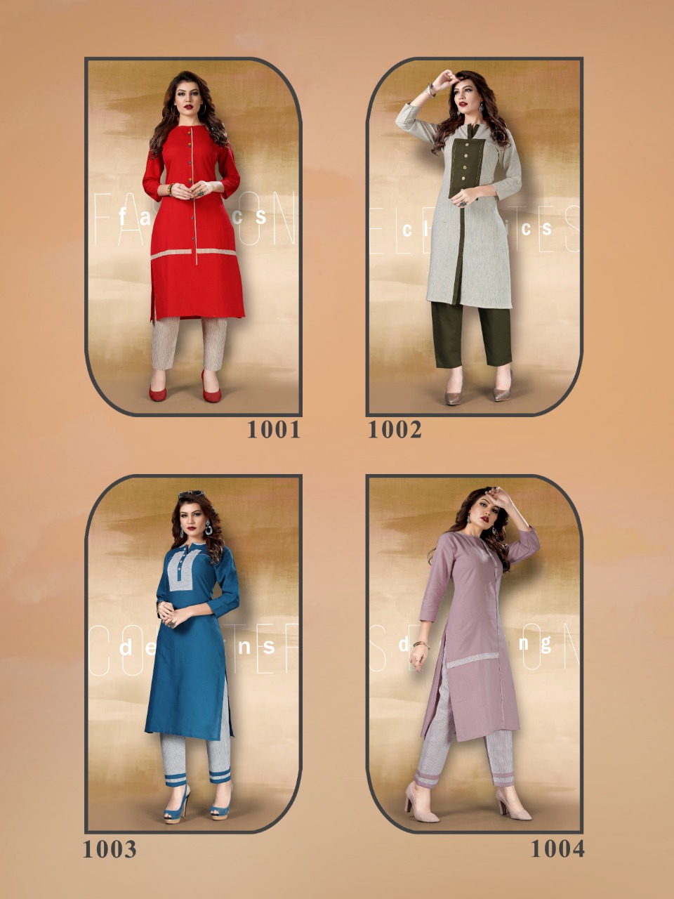 12 angel fashion look kurti with pants collection