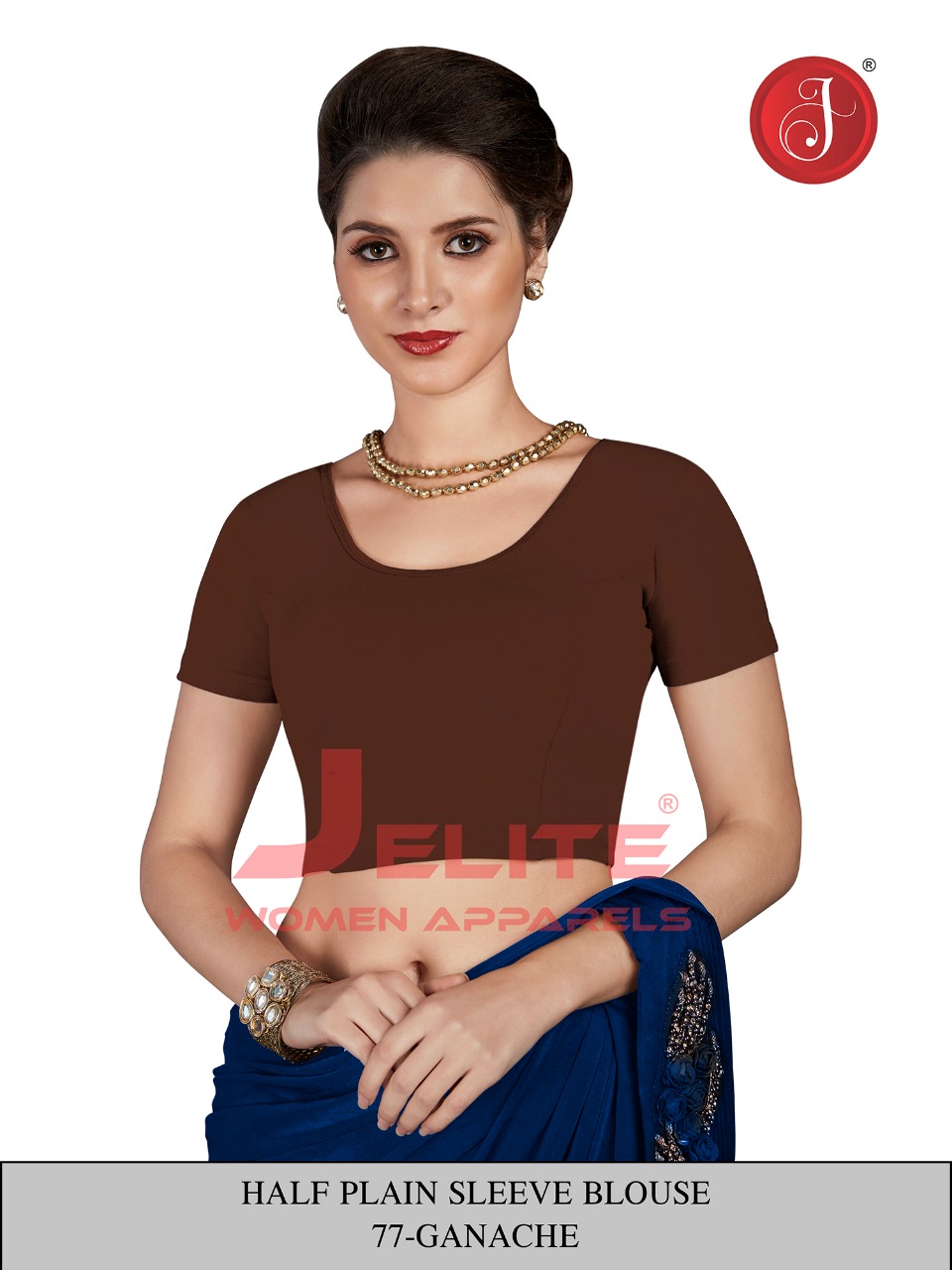 Jelite women Apparels fancy half sleeve blouse collection