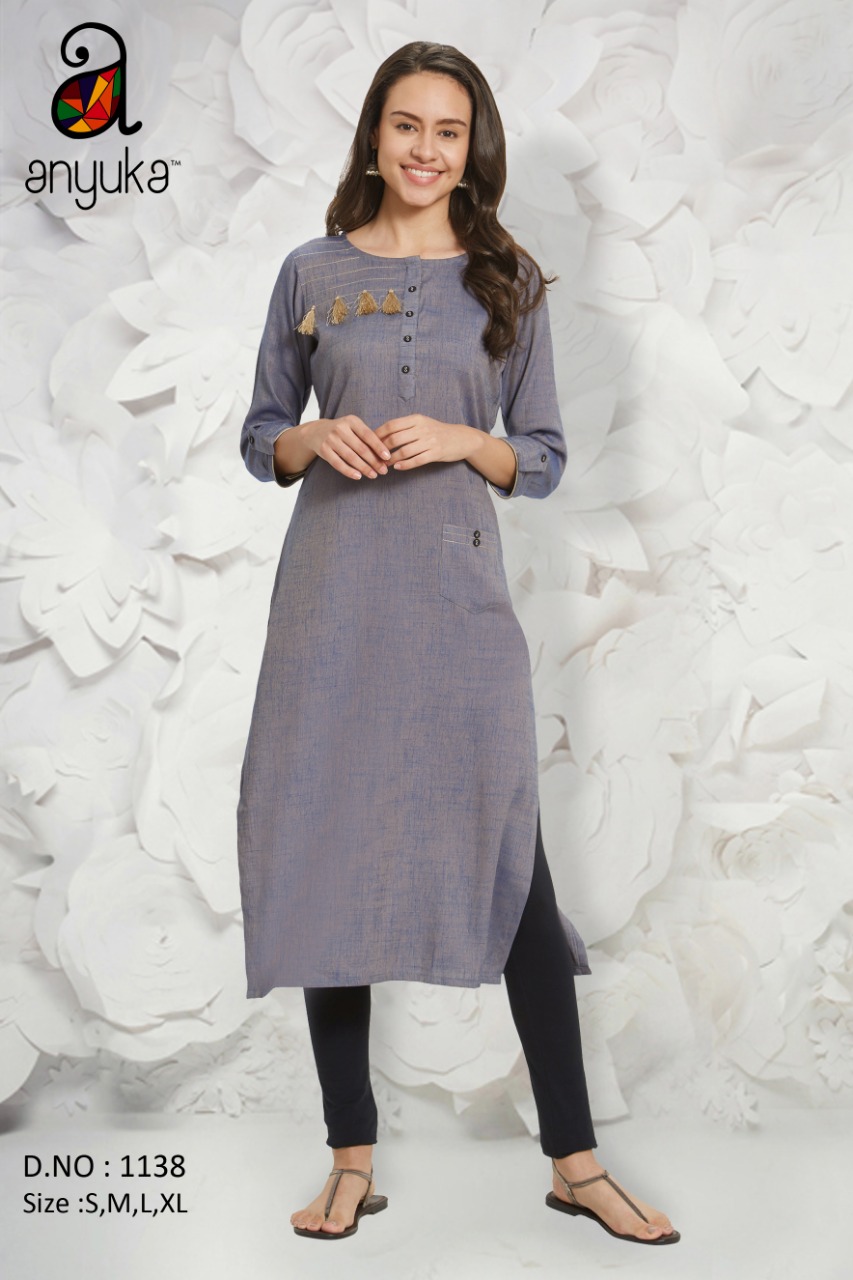 Anyuka cool trendy summer kurties collection at wholesale rate