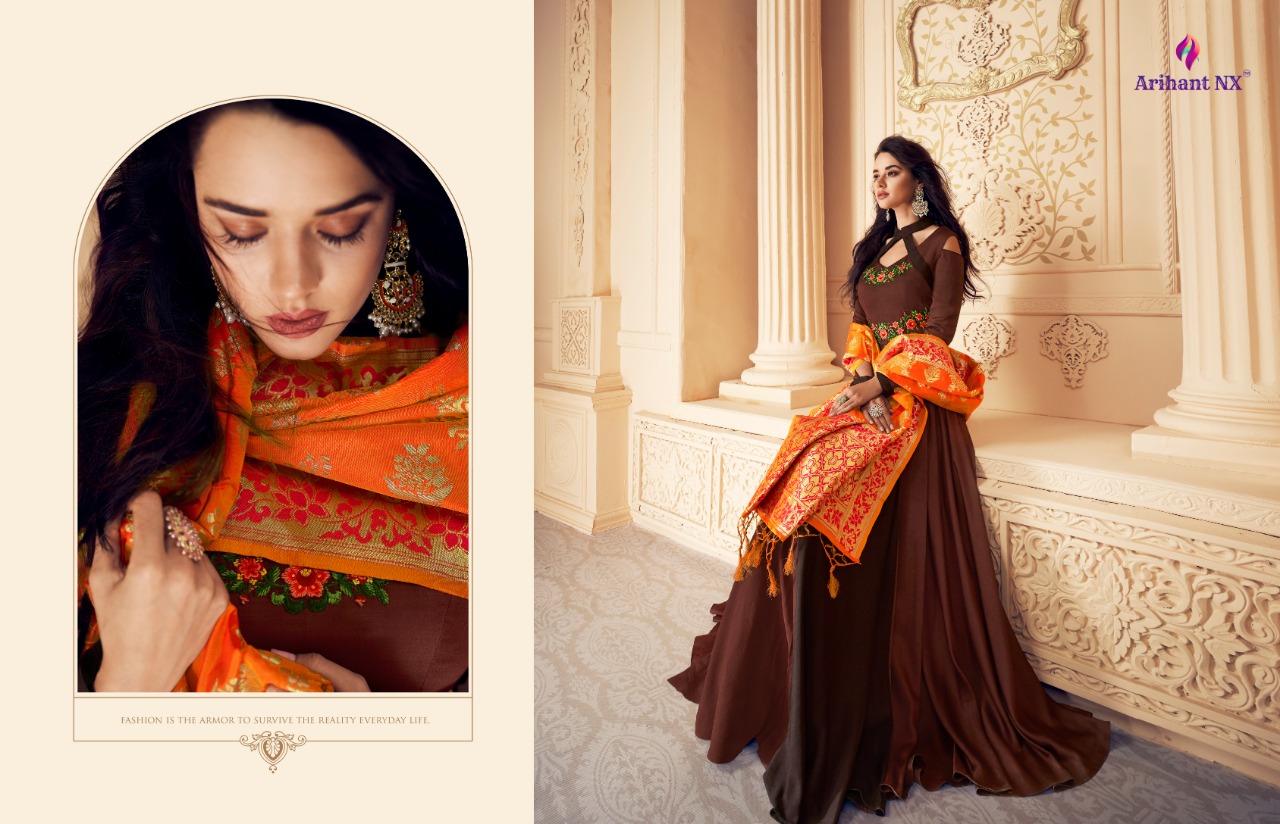 Arihant designer Rizwana vol 3 beautiful Designer ready To Wear Lehanga