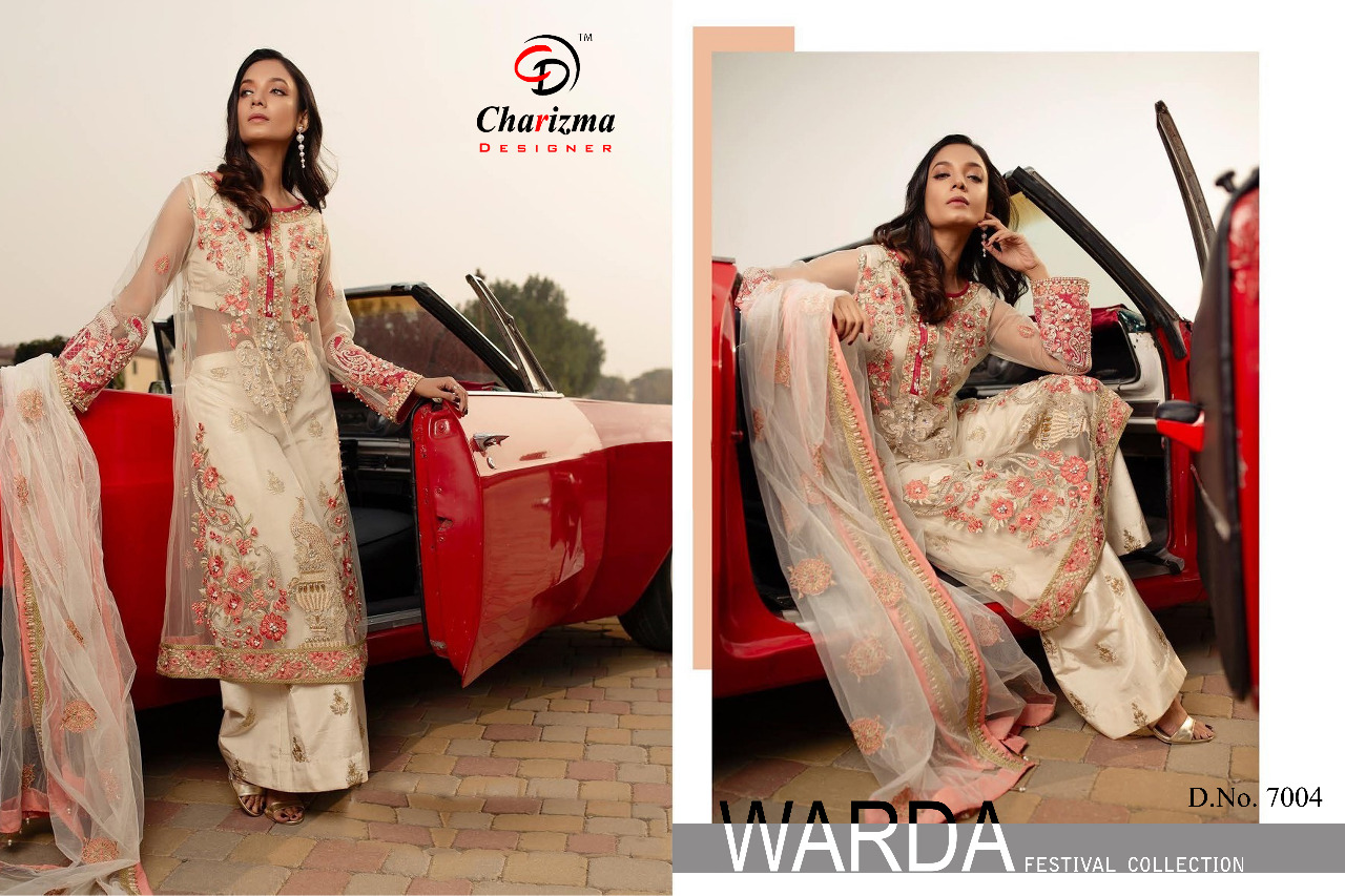 Charizma Designer Warda Festival Collection Karachi Suits Embroidered Collection