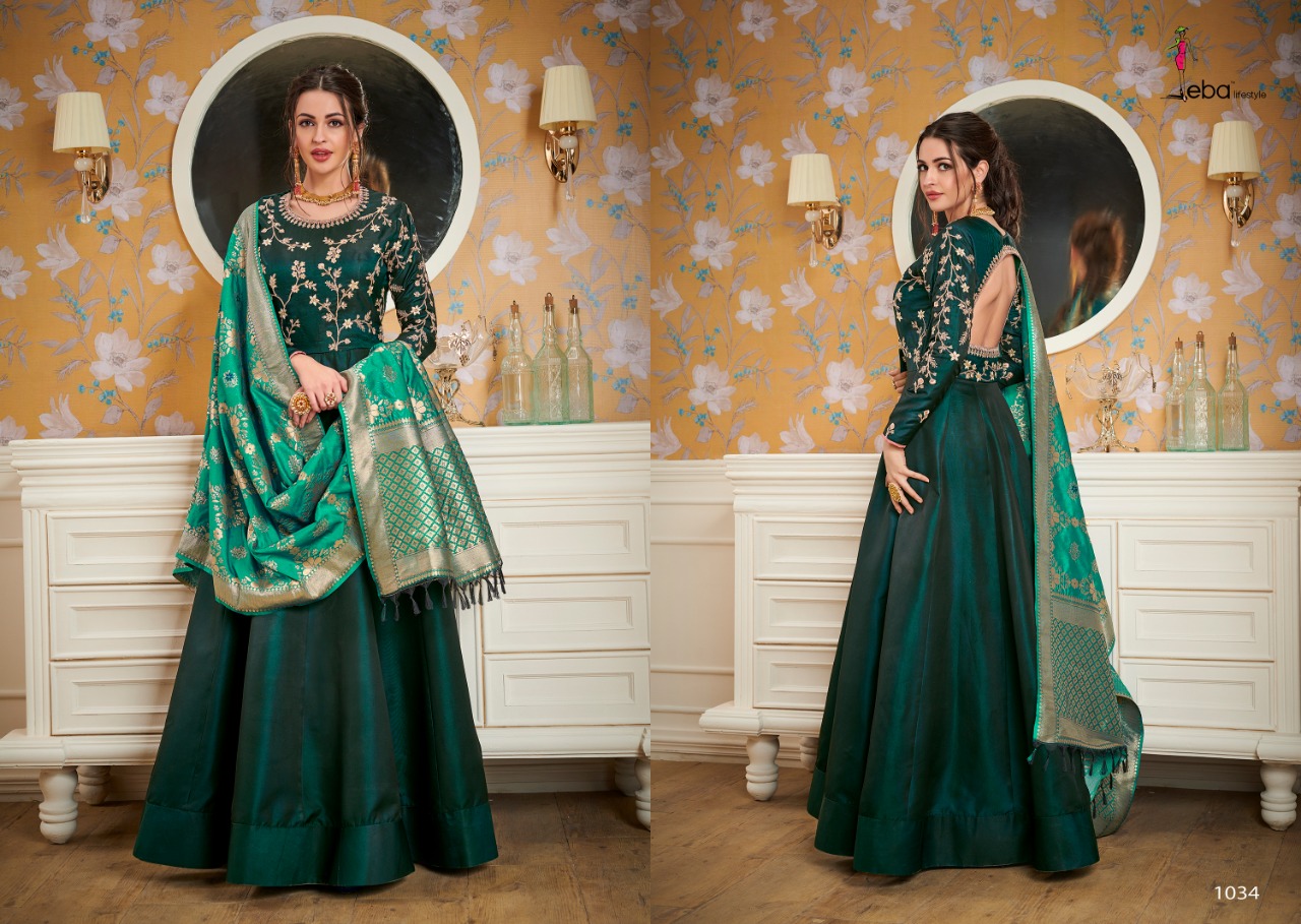 Eba lifestyle banaras vol 2 readymade party wear suits collection