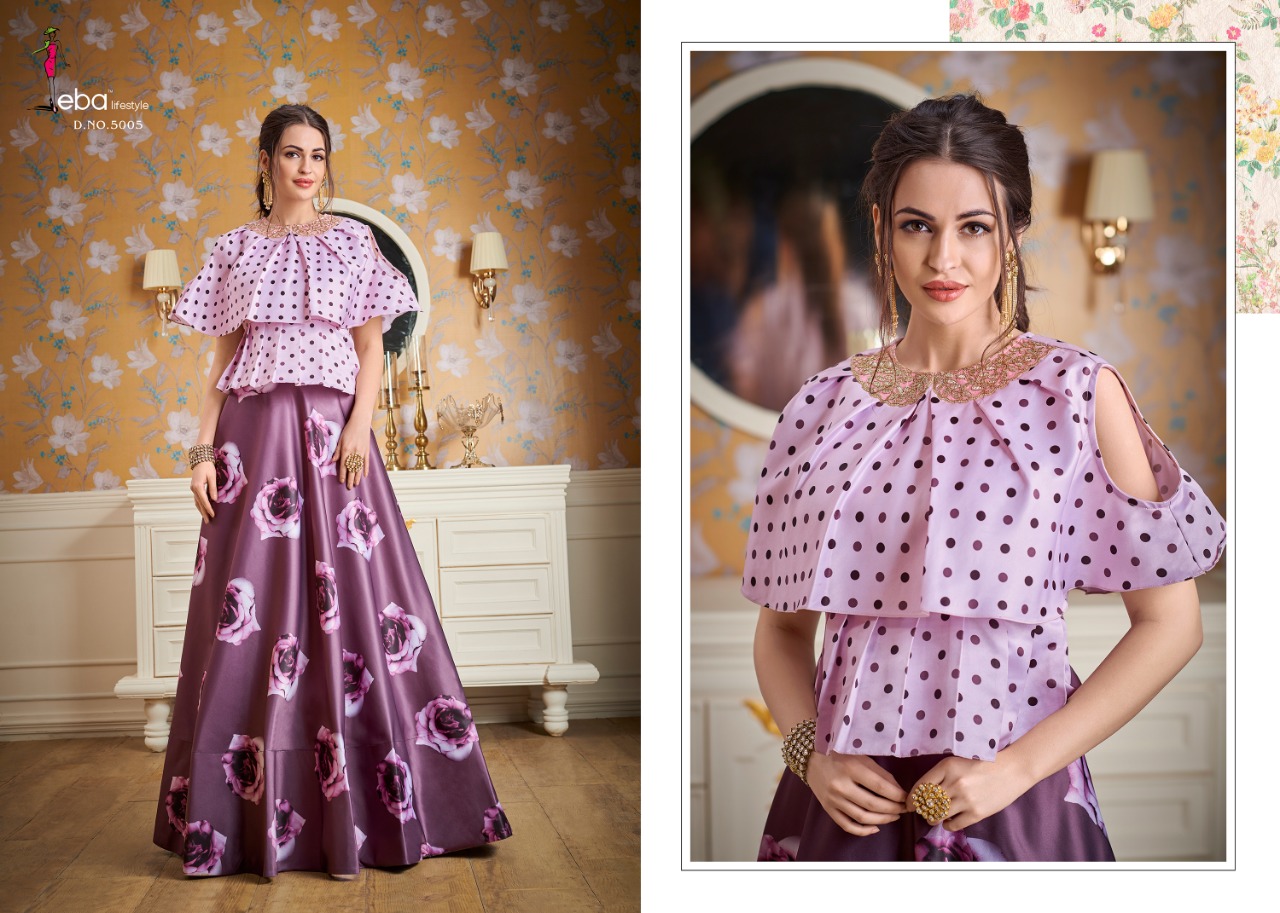 Eba lifestyle western vol 3 party wear Readymade gowns collection